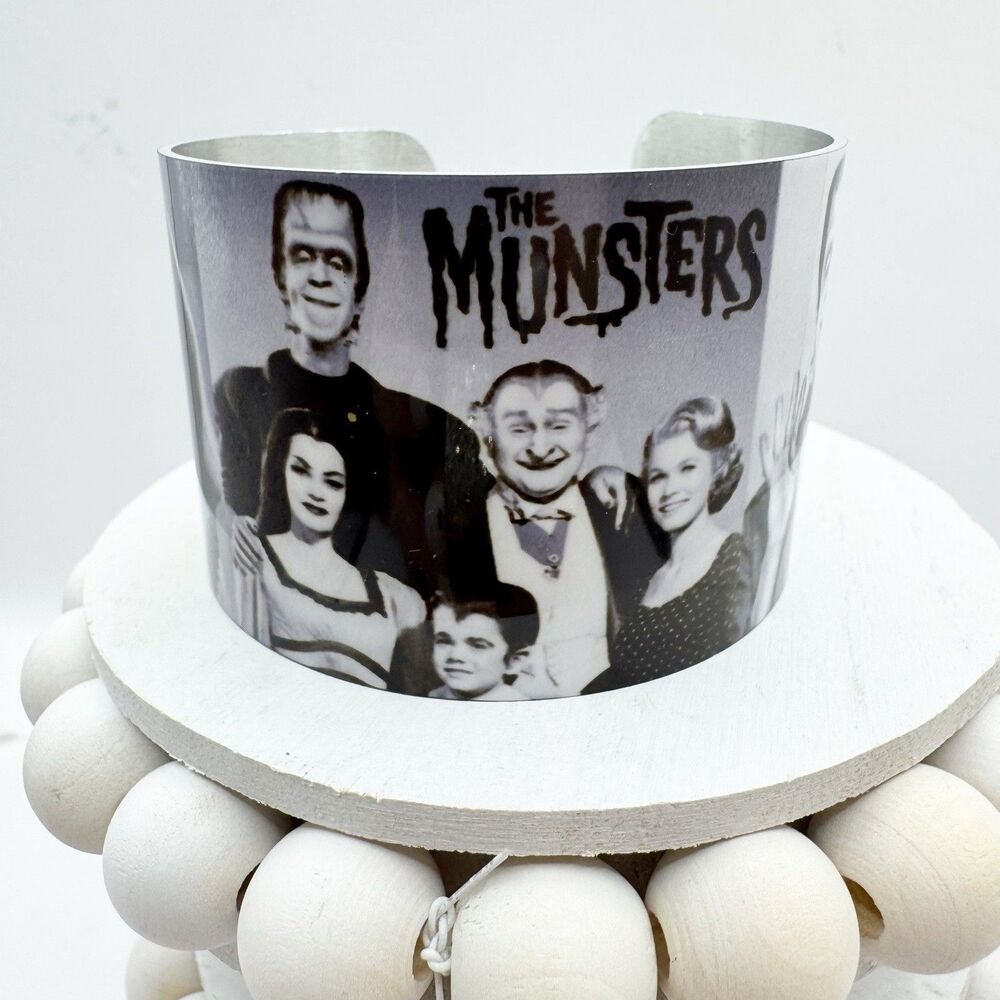 The Munsters Cuff Bracelet Lightweight Horror Con Comic Con Fan Kitschy